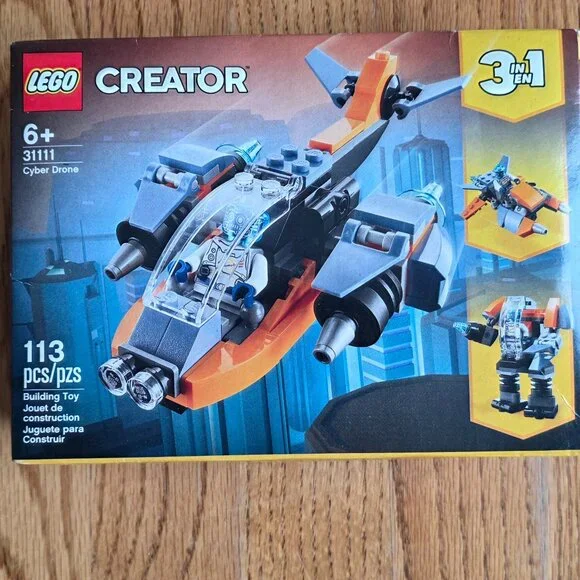 LEGO Creator 3-in-1 Bundle | Cyber Drone, Vintage Motorcycle, Sports Car | NWT - Picture 2 of 7